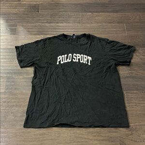 Polo Sport Ralph Lauren Vintage Spell Out T Shirt black Men’s Size XL